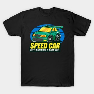 Speed Car Racing Team T-Shirt